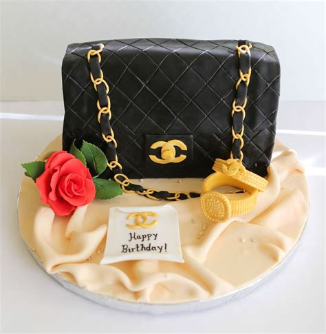 chanel bags cake|happy birthday Chanel cake.